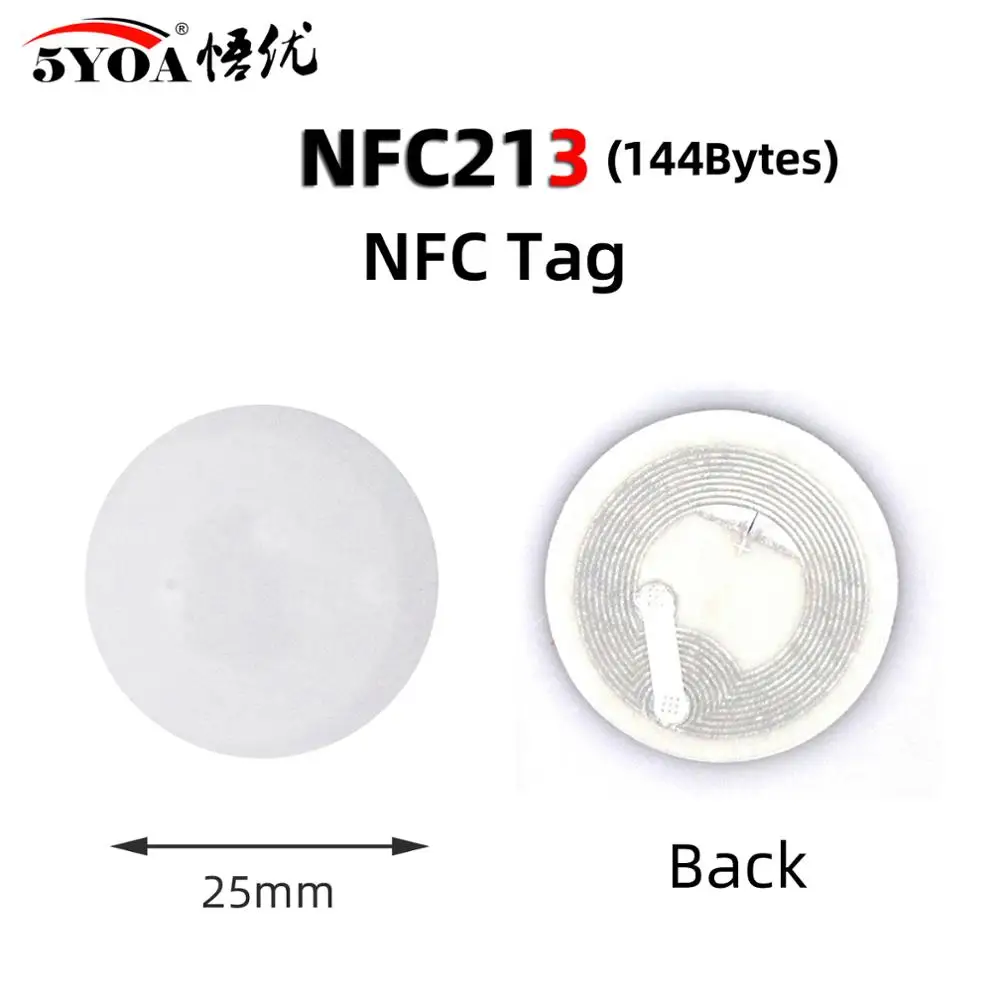 10pcs NFC Tag NFC213 תווית 213 מדבקות תגים תגים Lable מדבקה 13.56 mHz עבור huawei לשתף ios13 אישי אוטומציה קיצורי דרך התמונה 0