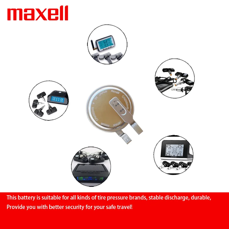 1PCS MAXELL CR2050 CR2050HR BR2050 LM2050 2050 3V סוללת ליתיום עבור שליטה מרחוק לצפות מידה סטופר צעצוע כפתור המטבע הנייד התמונה 2