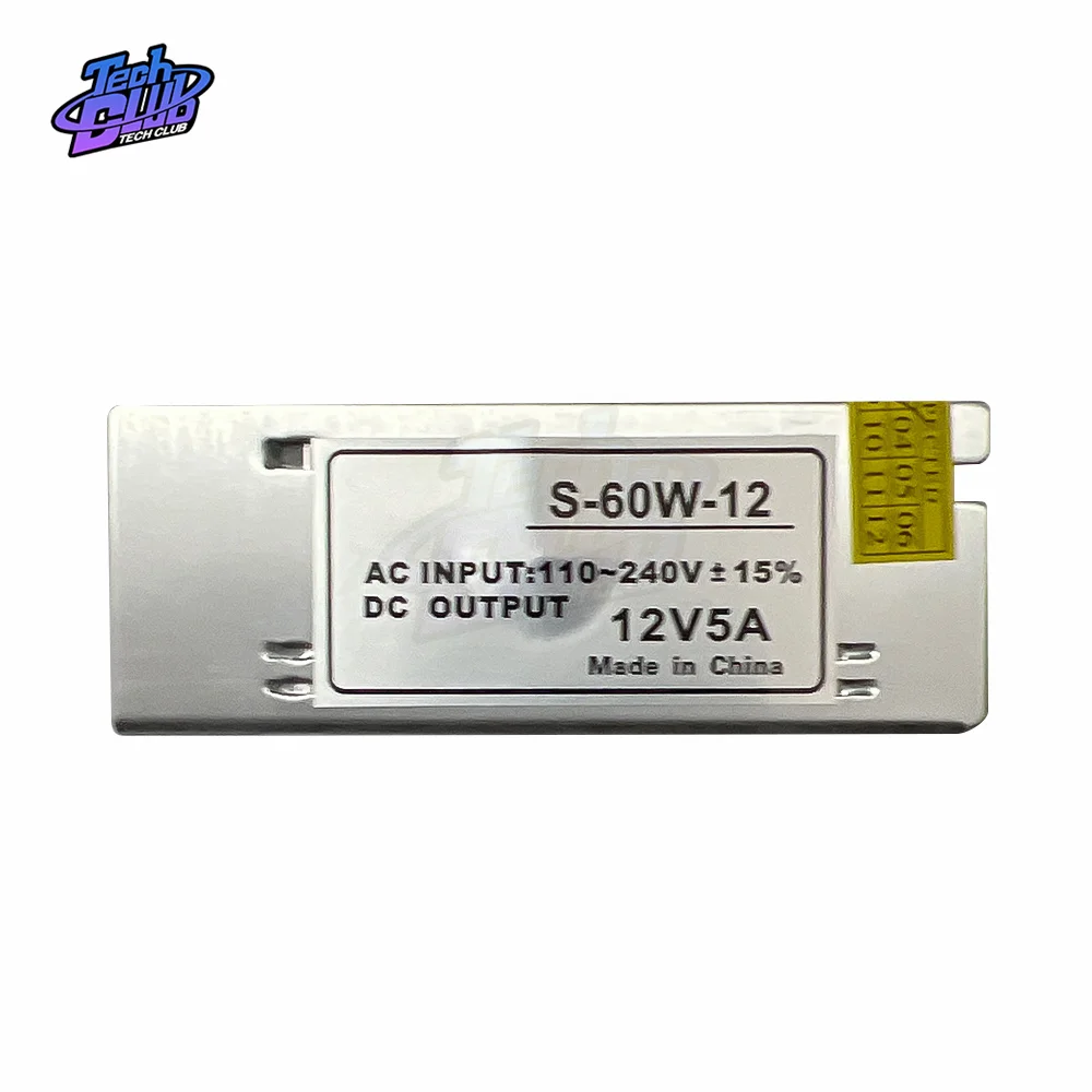 5A אור שנאי AC 110V-220V ל 12V DC LED נהג 60W מתאם חשמל עבור 5m LED רצועת אור אספקת מתח אביזרים התמונה 5