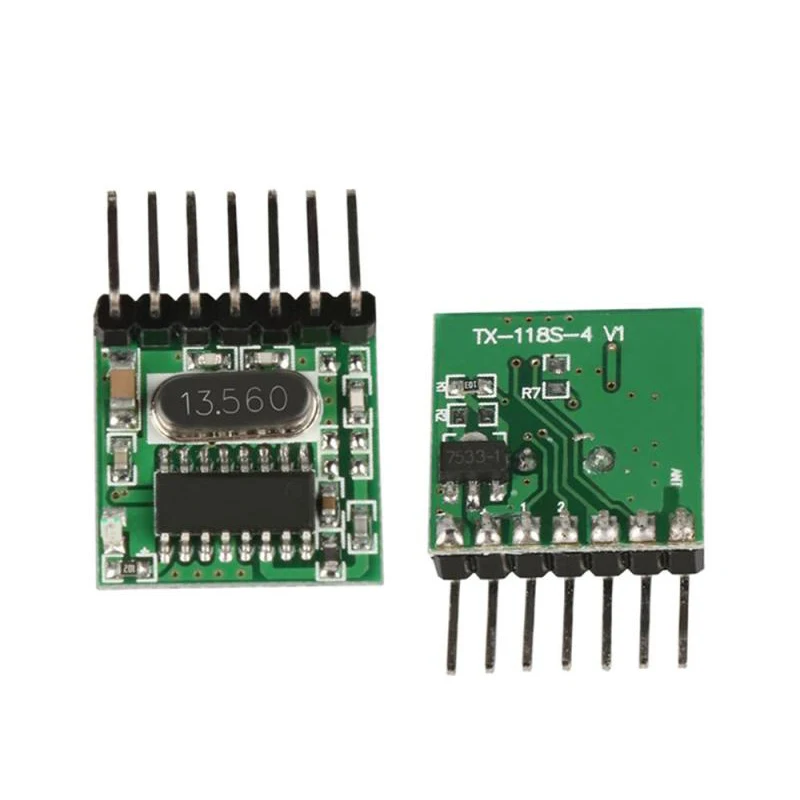 QIACHIP 5pcs/lot 433 MHz Superheterodyne משדר RF Module 433Mhz מתג שליטה מרחוק 1527 למידה קוד DIY עבור Arduino התמונה 3
