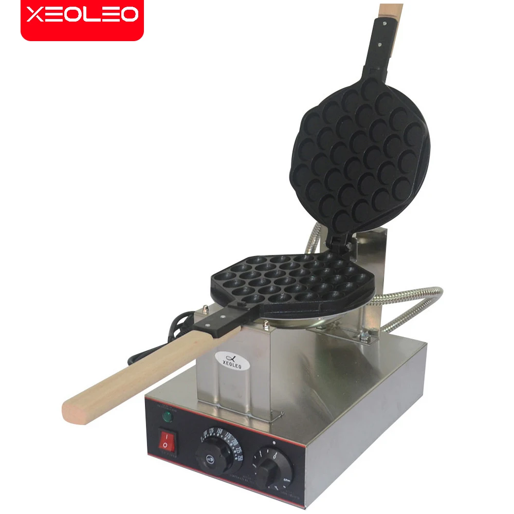 XEOLEO חשמלי 1400W וופל מקבלי QQ ביצים ואפל שהופך את המכונות הונג קונג ביצים בועה וואפלים Eggettes פאף וופל התמונה 5