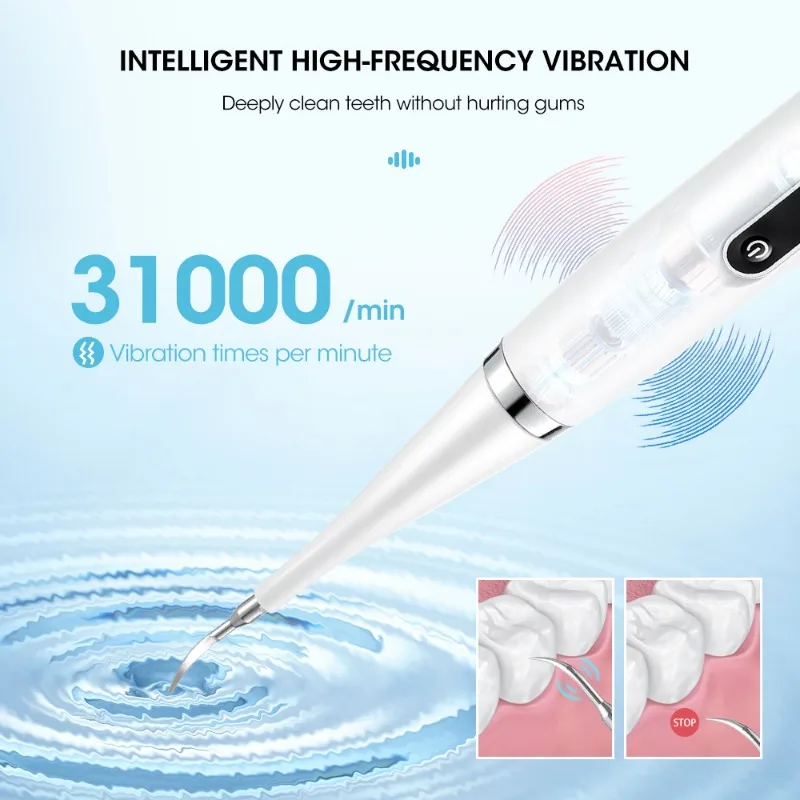 חשמל שיניים ניקוי ביתיים שיניים Scaler הלבנת שיניים וניקוי המכשיר עמיד למים טרטר להסיר נשימה טרי טיפול אוראלי התמונה 4