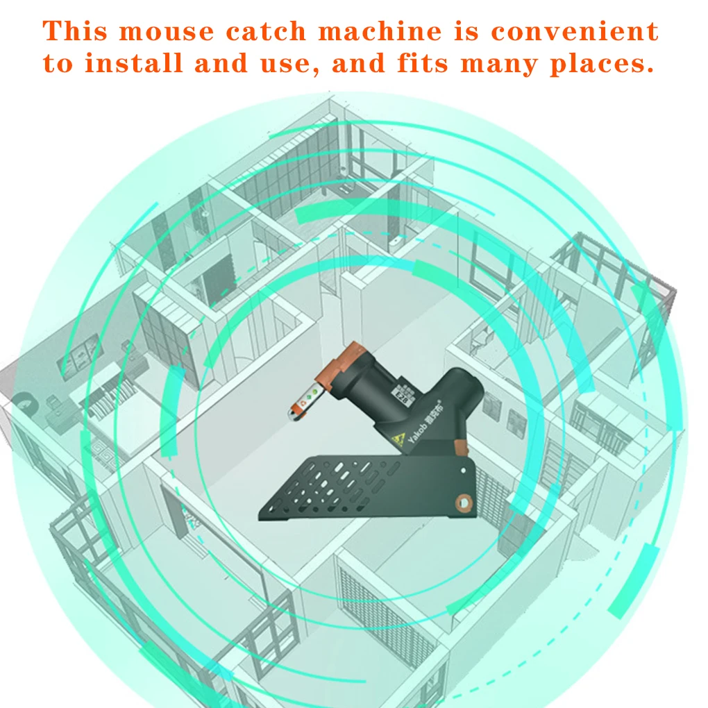 לוכד עכבר בבית אוטומטיים גליל עכברים לתפוס מכונת לא חשמלי פלסטיק ABS הדברה המכונה התמונה 4